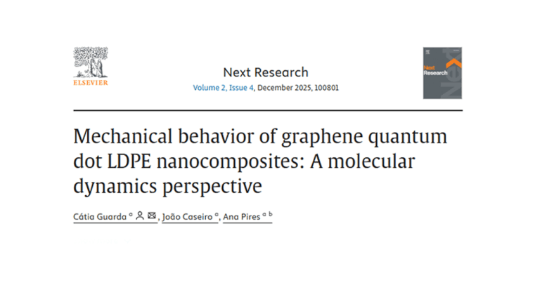 Mechanical behavior of graphene quantum dot LDPE nanocomposites